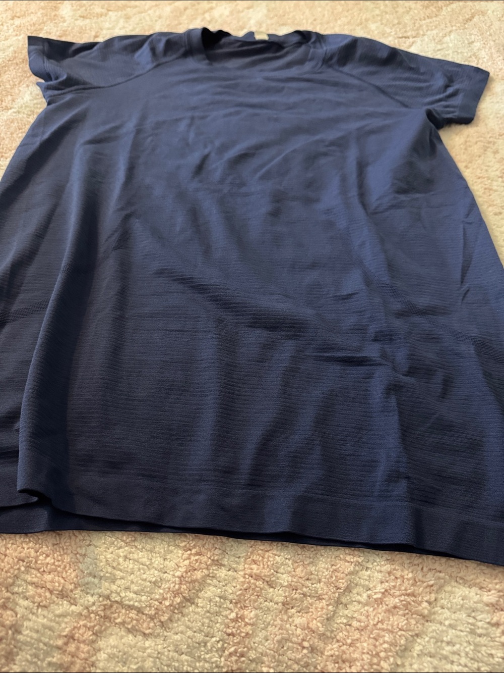 Lululemon 🍋Navy Short-Sleeve swiftly Shirt